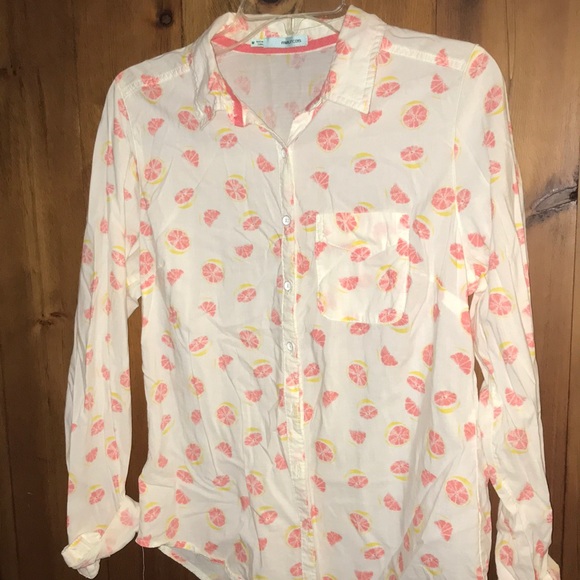 Maurices Tops - Grapefruit Button Up
